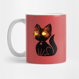 Fiery Eyed Cat Mug